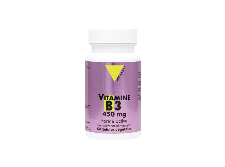 Vit'All+ Vitamine B3 450mg - 60 gélules