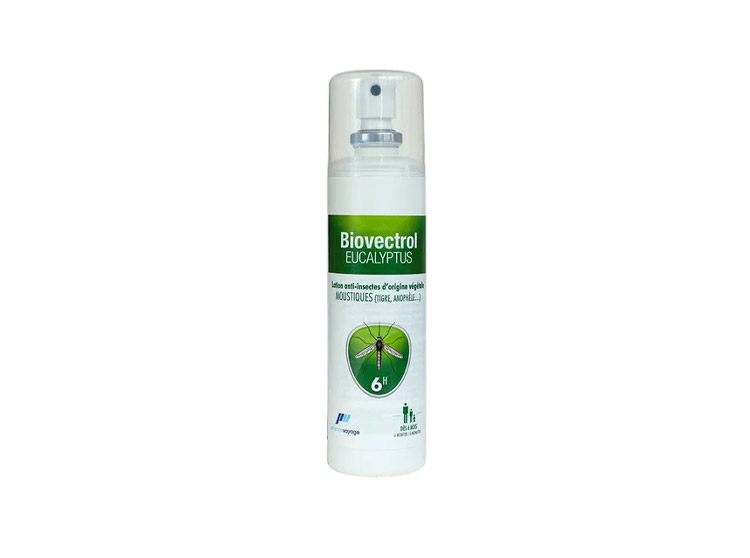 Pharmavoyage Biovectrol Eucalyptus Spray anti-moustiques - 80ml