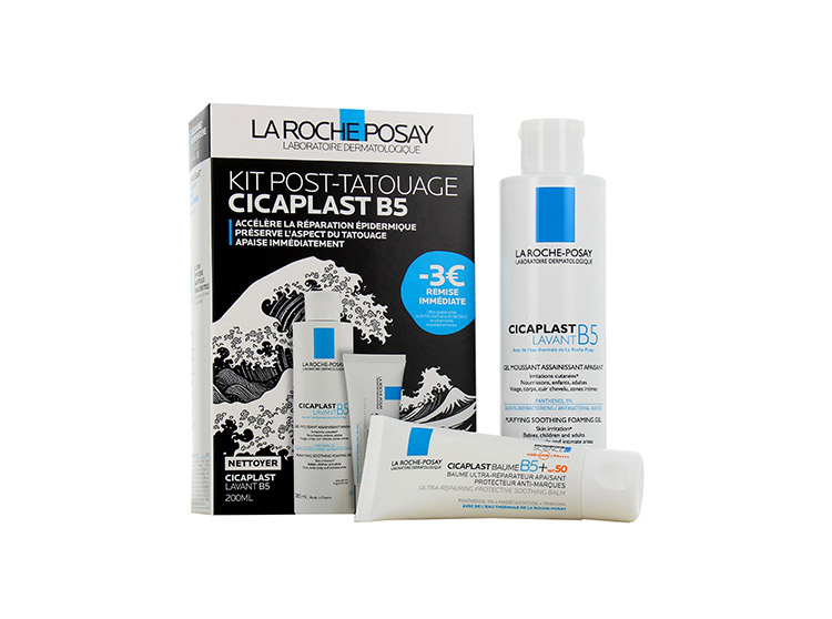 Kit Post-Tatouage - Cicaplast Gel Moussant + Baume Ultra-Réparateur - 200+40ml