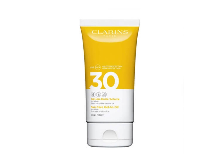 Clarins gel-en-huile solaire corps UVA/UVB SPF30 - 150ml