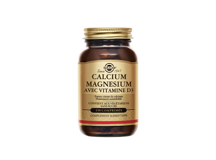 Solgar Calcium Magnésium Vitamine D3 - 150 comprimés