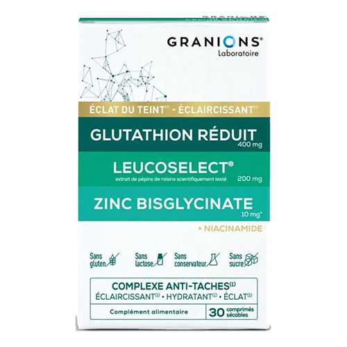 Granions Complexe Anti-tâches Glutathion, Leucoselect et Zinc