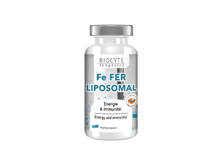 Longevity Fe FER Liposomal - 30 gélules