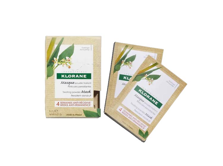 Klorane Masque-Poudre traitant au Galanga - 8x3g