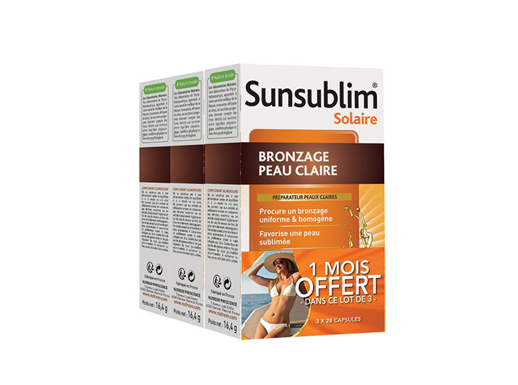 Nutreov Sunsublim bronzage peau claire - 3x28 capsules