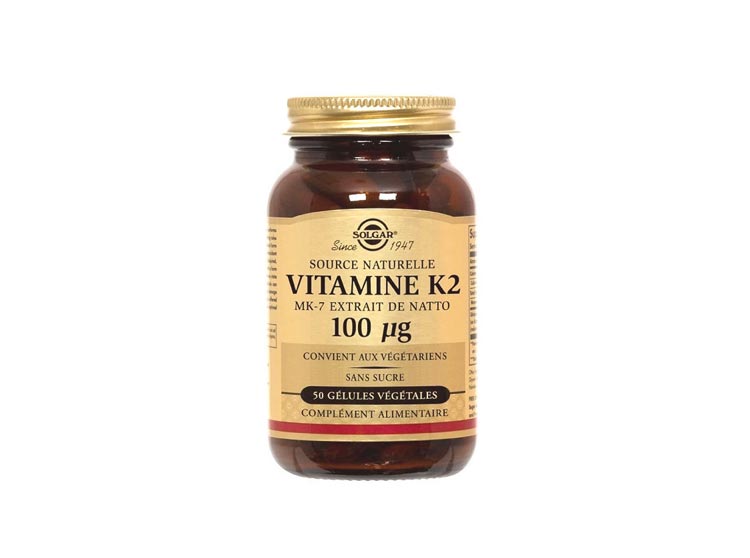 Solgar Vitamine K2 100 µg - 50 Gélules