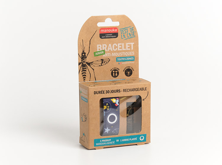 Manouka Bracelet anti-moustiques Enfant Espace