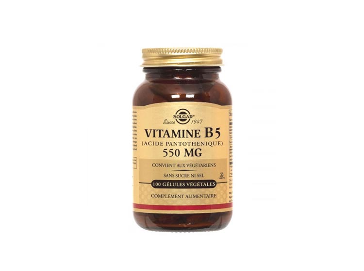 Solgar Vitamine B5 550mg - 50 gélules