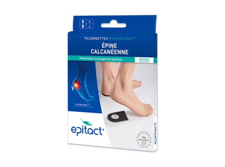 Epitact Physiochoc Talonnettes Fasciite Plantaire - 2 Talonnettes - Taille S