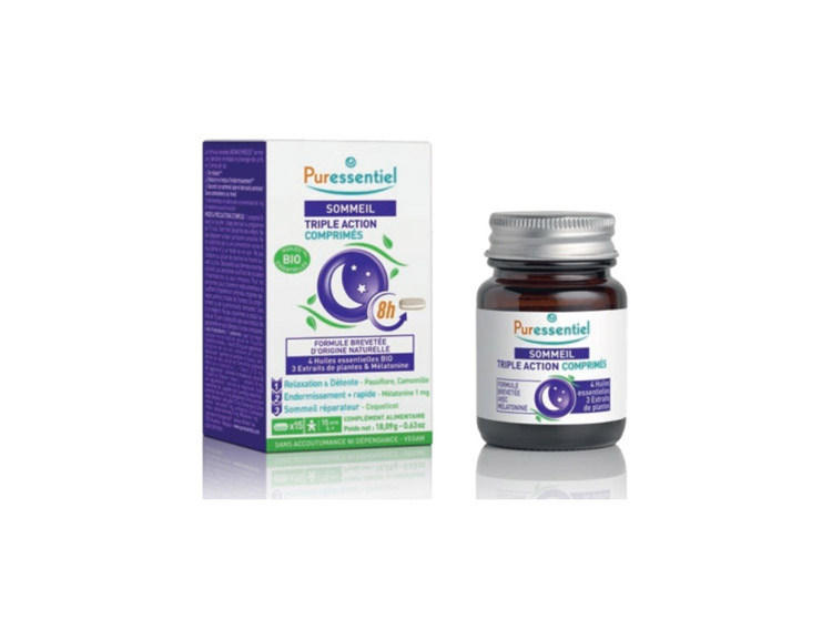 Puressentiel Sommeil Triple Action - 2x15 comprimés