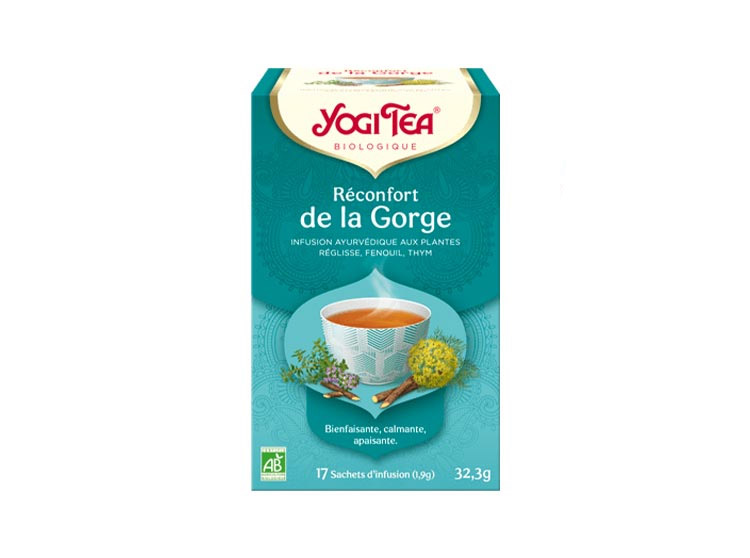 Yogi Tea Réconfort de la Gorge BIO - 17 sachets