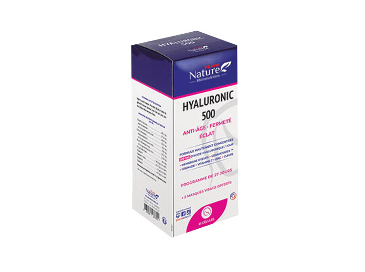 Pharm Nature Micronutrition Hyaluronic 500 - 81 gélules