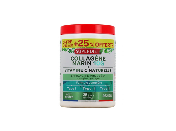 Collagène Marin en Poudre + Vitamine C - 210g