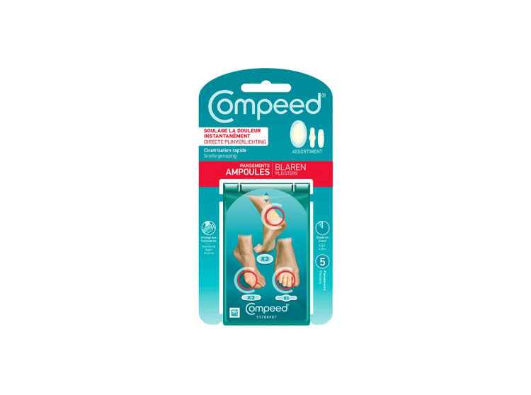Pansements Ampoules Assortiment 3 Formats - x5