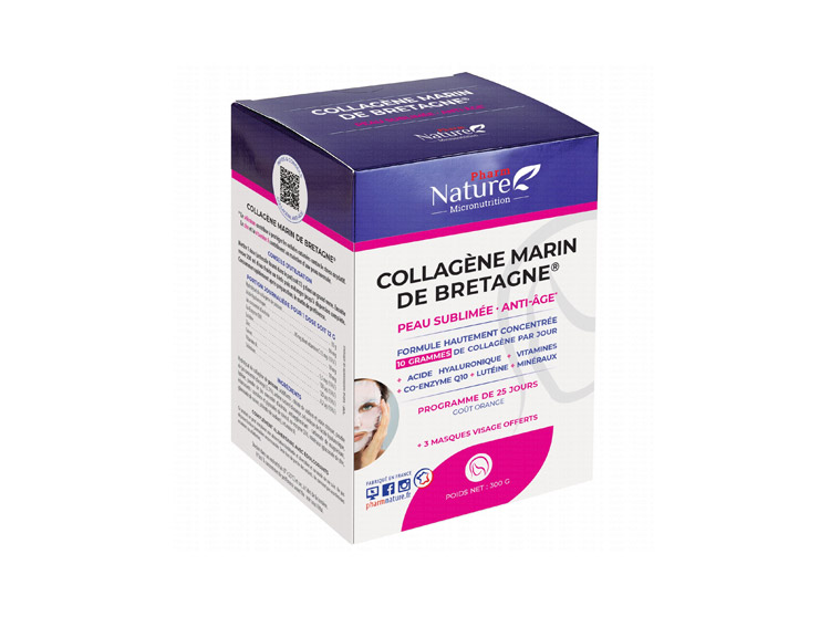 Pharm Nature Micronutrition Collagène Marin de bretagne Peau sublimée Anti-âge - 300g