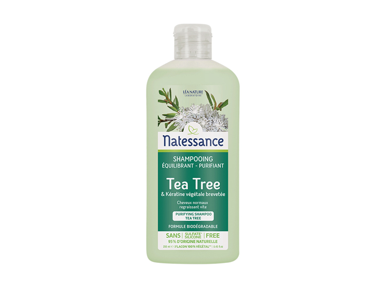 Natessance shampooing équilibrant purifiant tea tree - 250ml