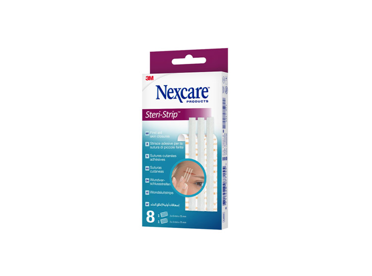 Nexcare Steri-Strip Blanc - 8 unités