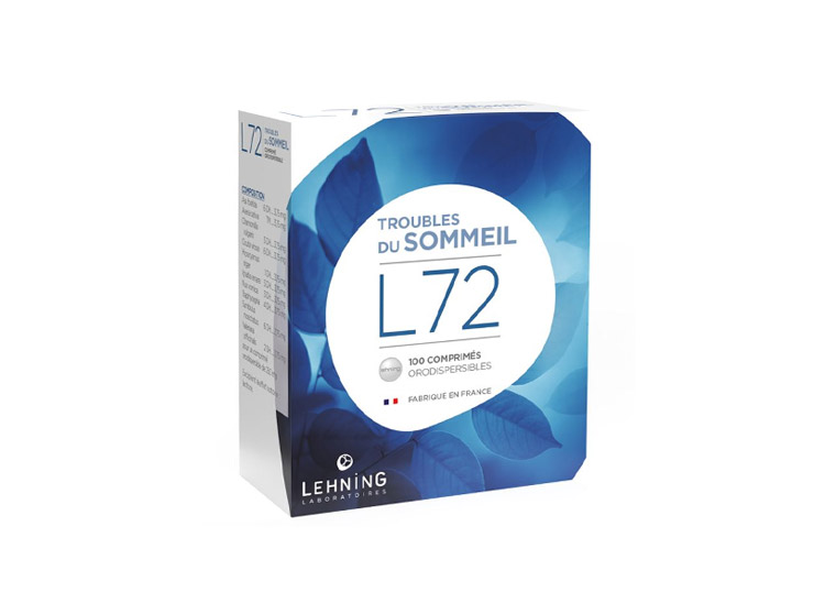 Lehning L72 Troubles du sommeil - 100 comprimés