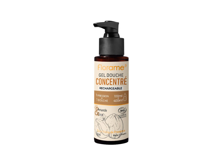 Florame Gel Douche Concentré Amande & Coco BIO - 100 ml