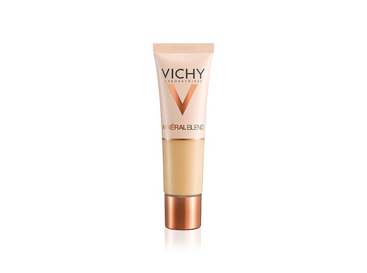 Vichy Minéralblend fond de teint hydratant Teint frais tenue 16h Teinte 06 Ocher - 30ml
