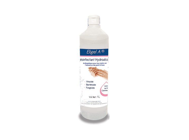 Eligel A Désinfectant Hydroalcoolique pour main - 1L