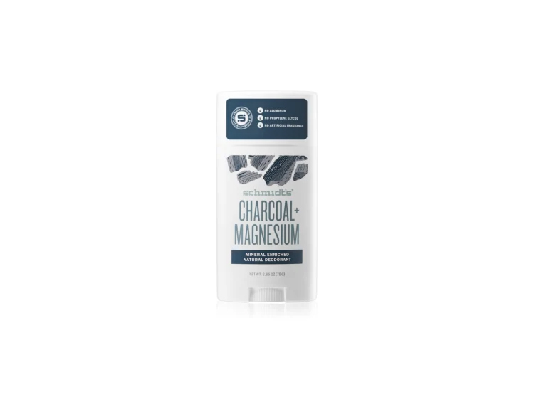 Schmidt's Déodorant stick naturel charbon + magnesium - 75g
