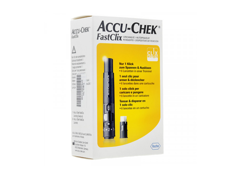 Accu-Chek Fast Clix autopiqueur + 6 lancets