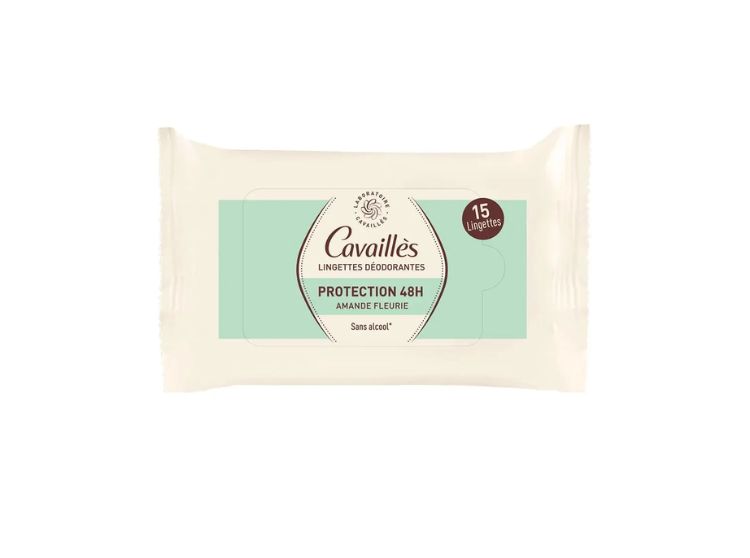 Lingettes déodorantes Protection 48h - 15 unités