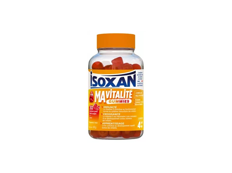 Isoxan Junior Ma Vitalité Goût Fruits Rouges - 40 gummies