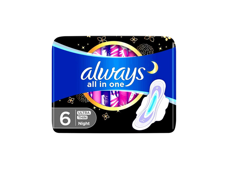 Ultra-Thin All-In-One Night Serviettes Taille 3 - x6