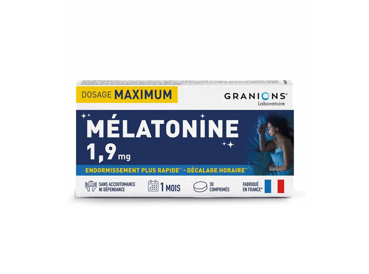 Mélatonine 1,9mg Endormissement Rapide - 30 comprimés