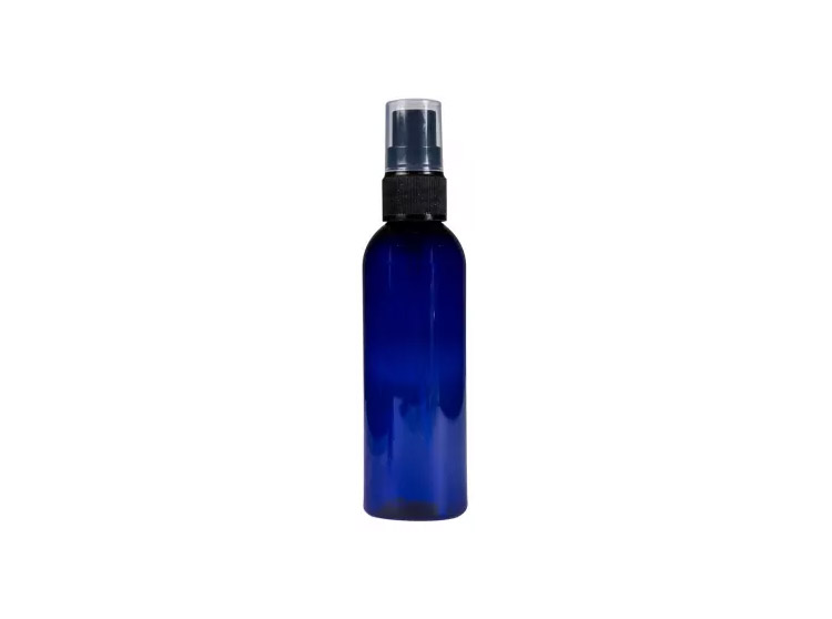Flacon PET Bleu avec Pompe Spray Contenance 100ml - x1