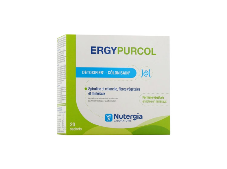 Ergypurcol Confort et Détox du Côlon - 20 sachets