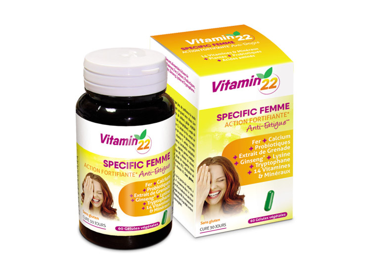 Vitamin'22 Specific Femme - 60 gélules