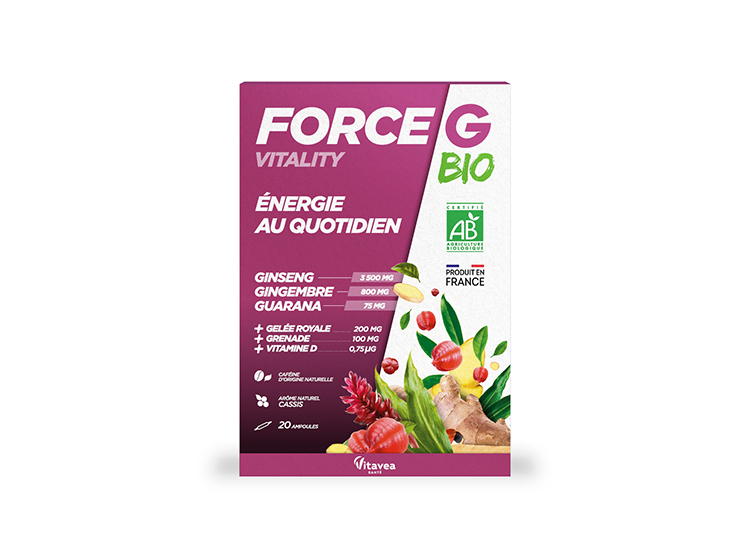 Vitavea Force G Vitality BIO - 20 ampoules