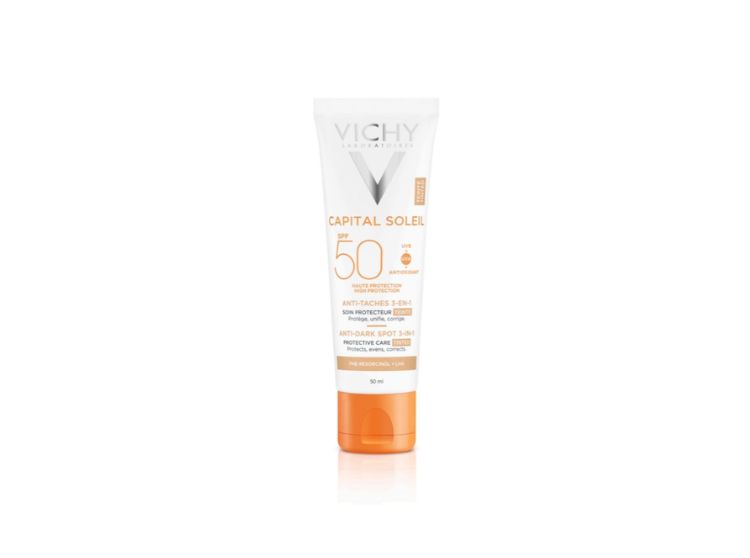 Vichy Capital soleil Soin anti-tâches teinté 3 en 1 SPF50+ - 50ml