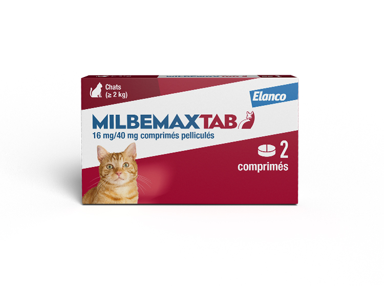 MilbemaxTab Chats à partir de 2kg - 2 Comprimés