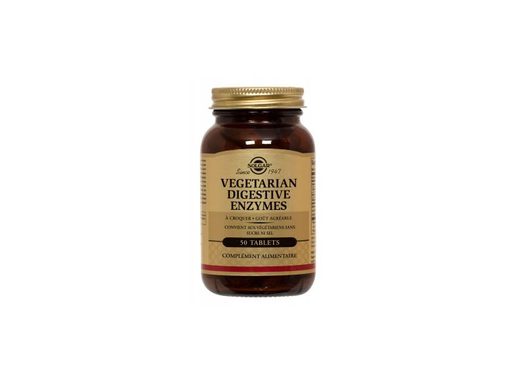 Solgar Vegetarian digestive enzymes - 50 comprimés