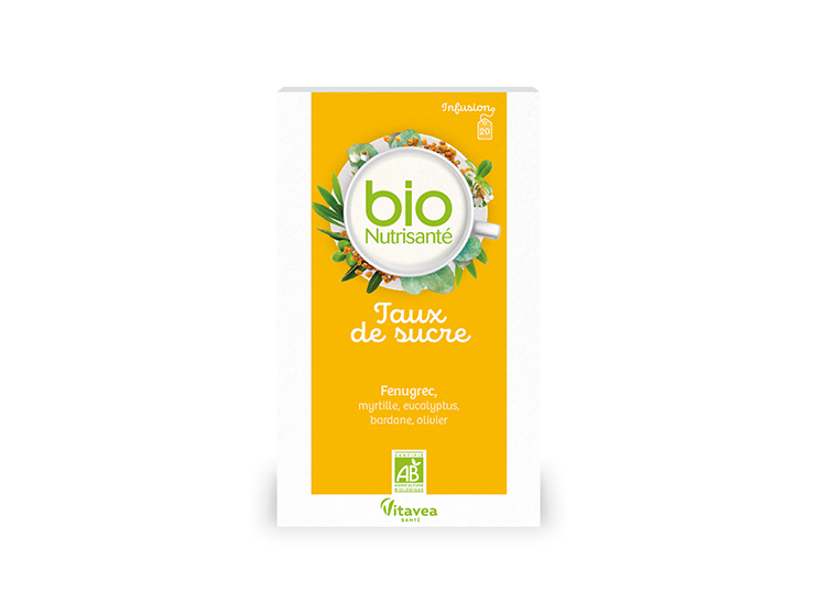 Infusion BIO Taux de sucre - 20 sachets