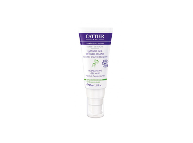 Cattier masque gel rééquilibrant bio - 40ml