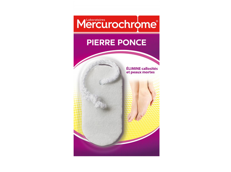 Mercurochrome pierre ponce