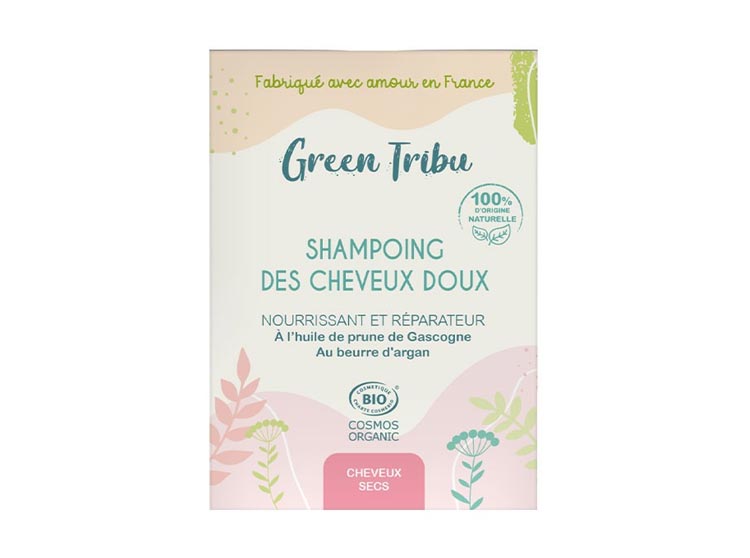 Green Tribu Shampoing Solide des Cheveux Doux - 95g