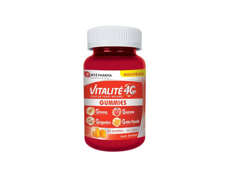 Forté Pharma Vitalité 4G - 60 gummies