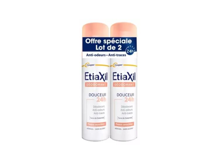 Etiaxil Déodorant douceur 24h - 2x150ml