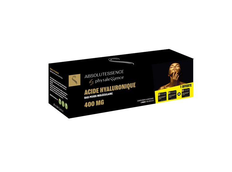 Phytalessence Absolutessence Trio Acide hyaluronique 400 mg - 2 x 30 gélules + 30 gélules OFFERTES