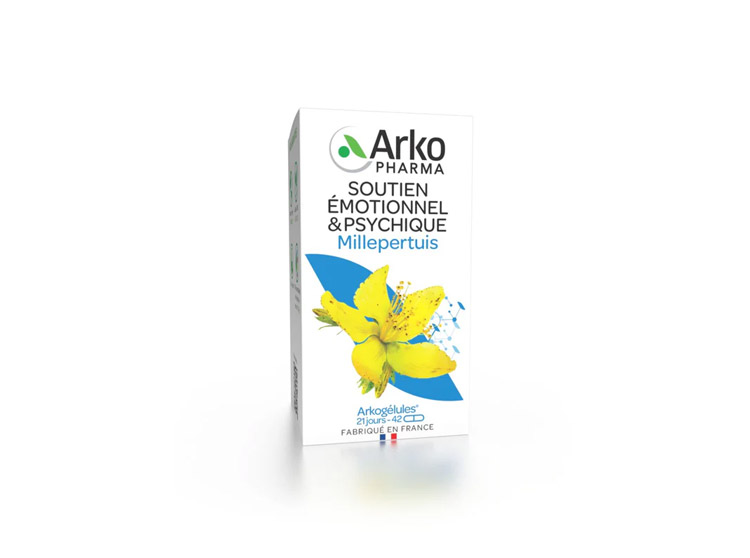 Arkogélules Millepertuis Soutien Emotionnel et Psychique - 42 gélules