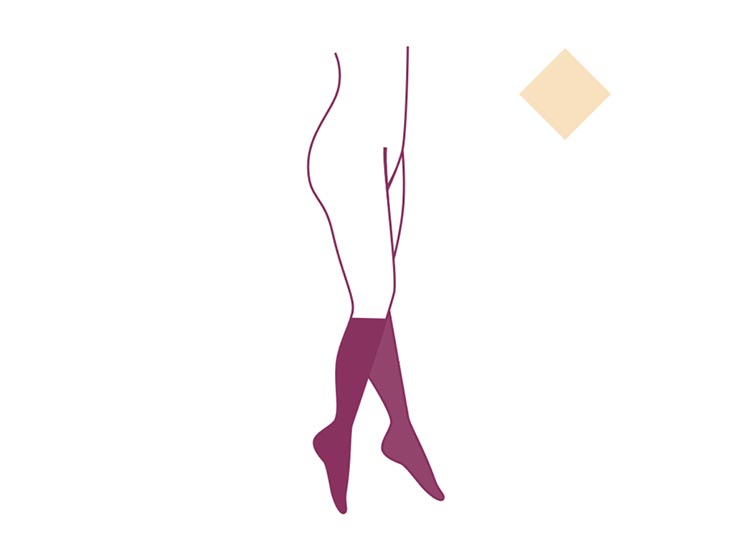 Varisma Nuances Mi-bas de compression Classe 2 Nuance n°1 Intense - Taille 2 normal