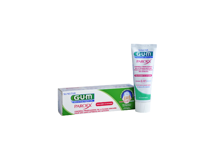 GUM Dentifrice Paroex 0.12% - 75ml