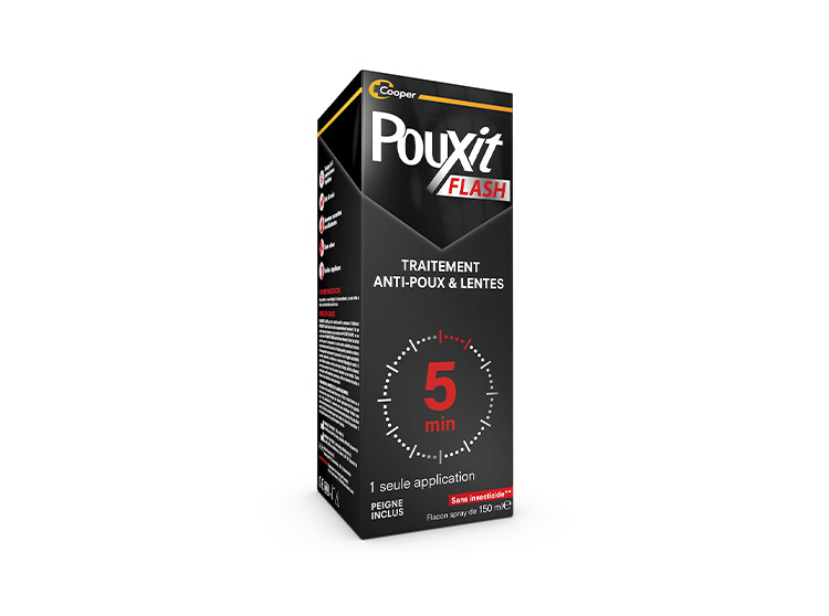 Pouxit Flash Spray anti-poux et lentes - 150ml