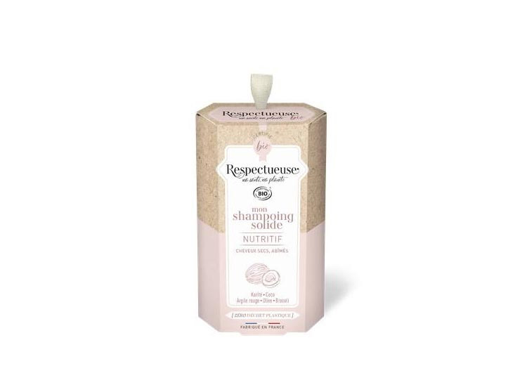 Respectueuse Shampoing solide nutritif BIO - 75g
